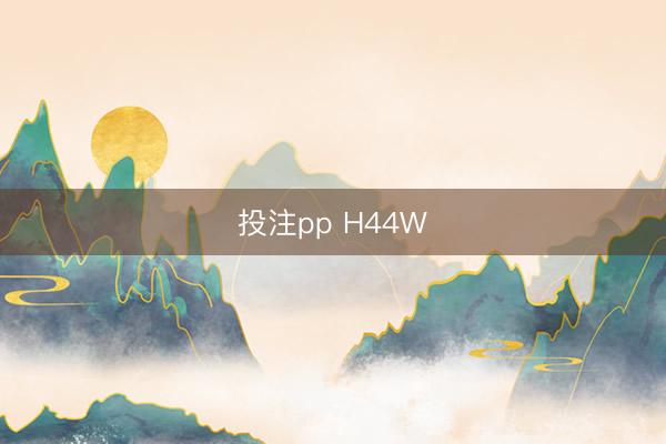 投注pp H44W