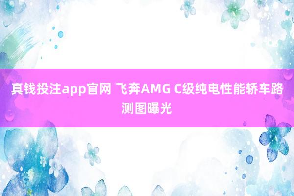 真钱投注app官网 飞奔AMG C级纯电性能轿车路测图曝光