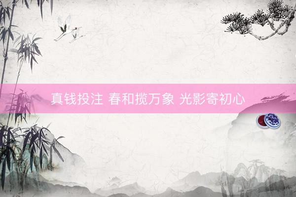 真钱投注 春和揽万象 光影寄初心