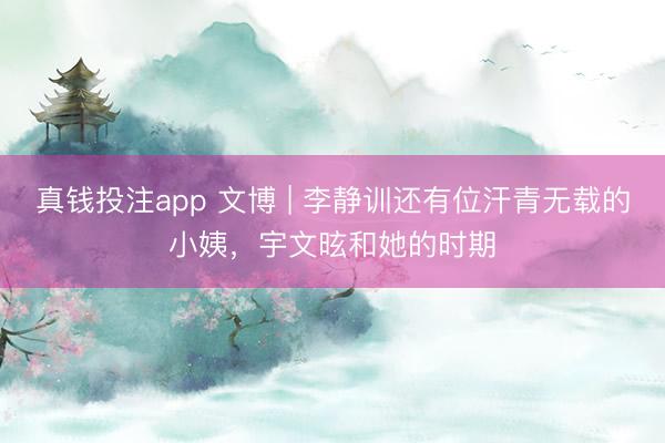 真钱投注app 文博 | 李静训还有位汗青无载的小姨，宇文昡和她的时期
