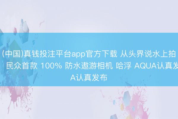 (中国)真钱投注平台app官方下载 从头界说水上拍摄！民众首款 100% 防水遨游相机 哈浮 AQUA认真发布